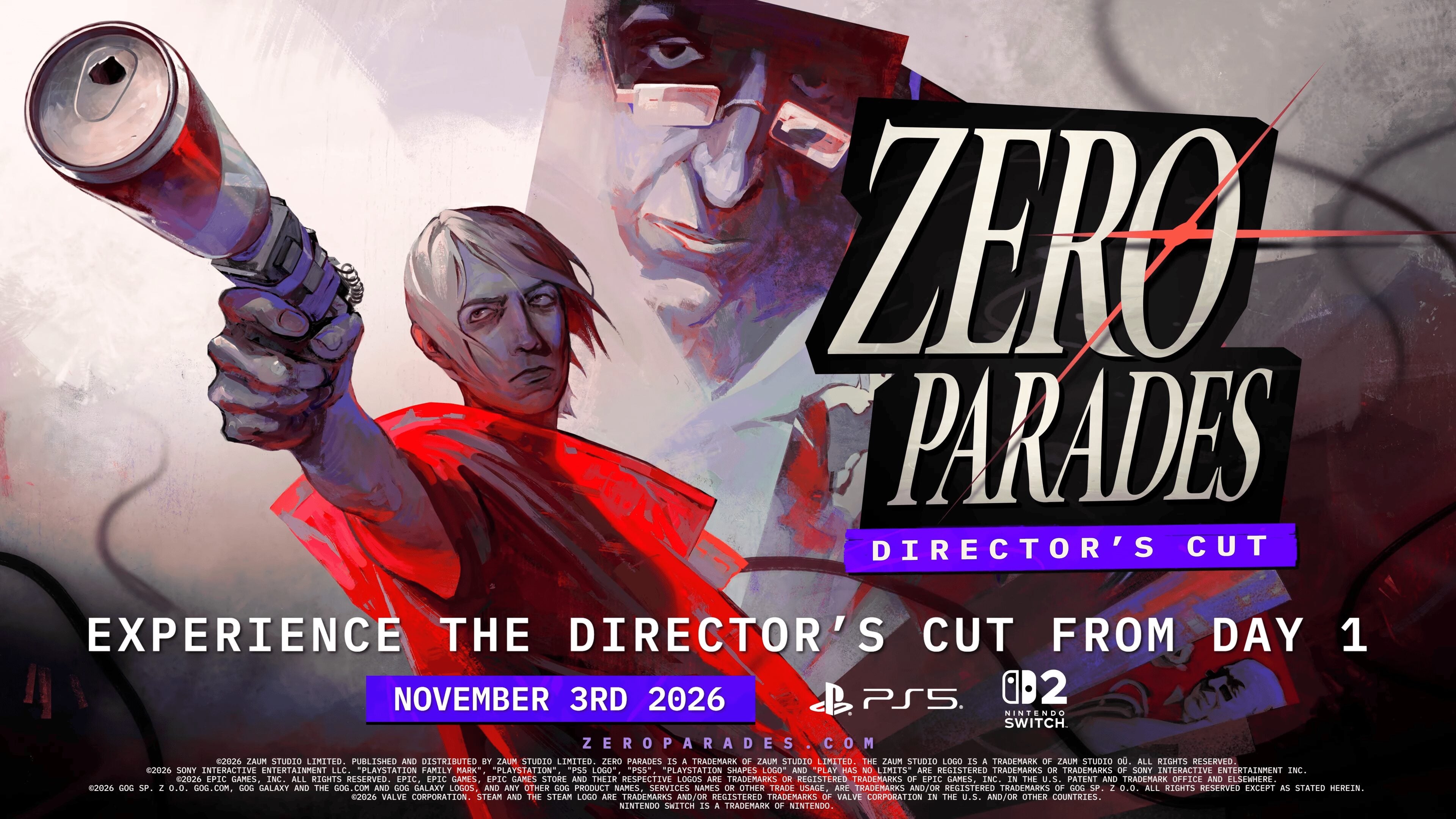 ZERO PARADES: Director’s Cut Arrives on Switch 2 and PS5 November 3