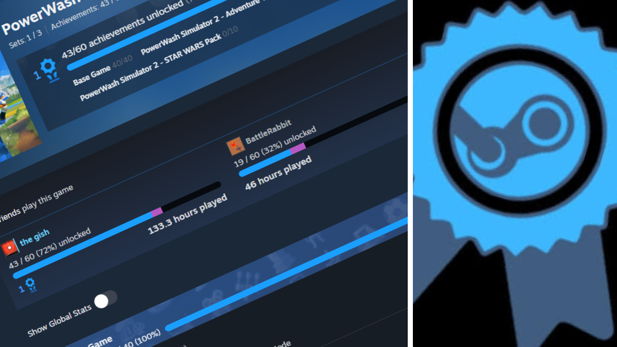 Steam Client Beta Introduces New Achievement Categorization and Comparison Features